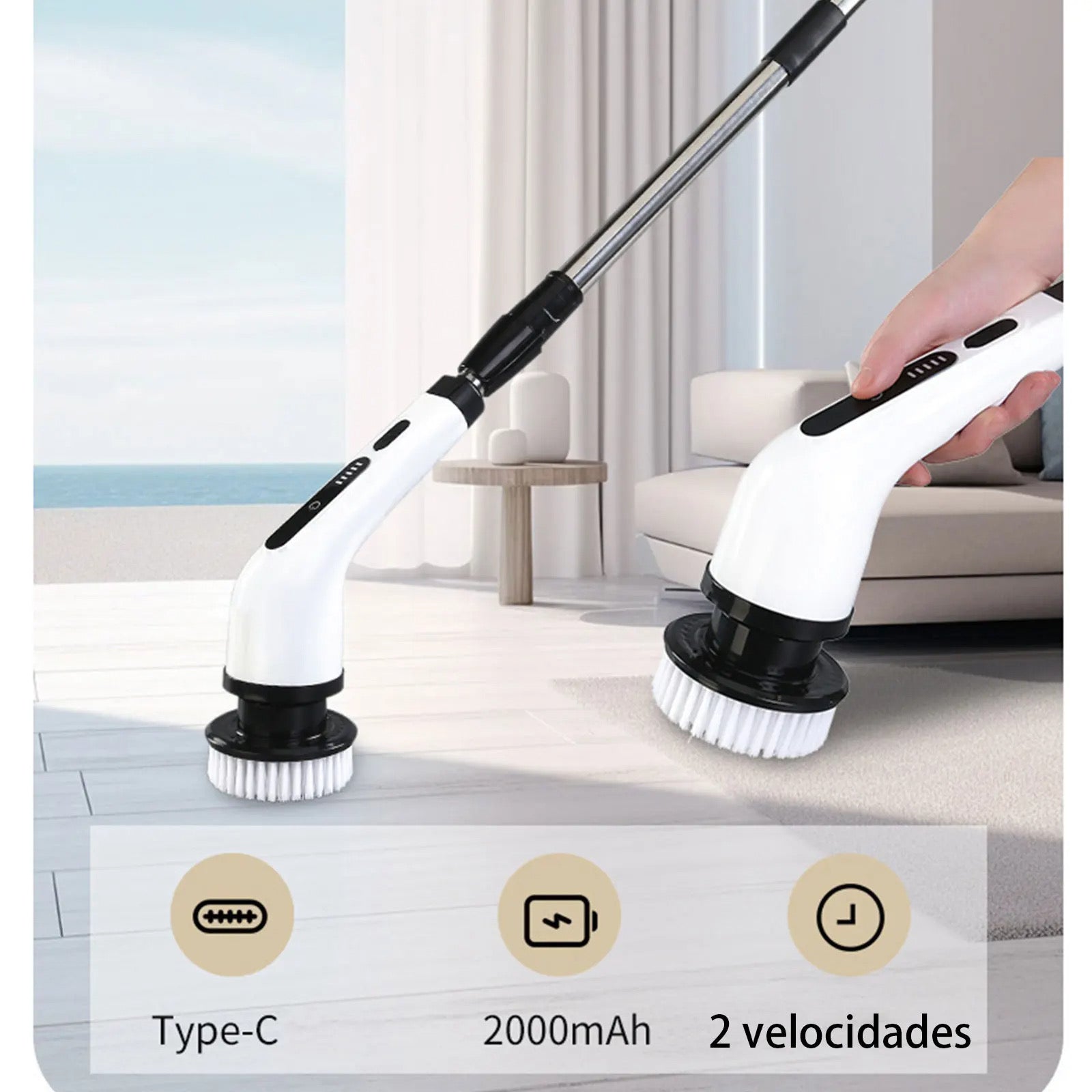 CEPILLO ELECTRICO DE LIMPIEZA 7 EN 1 (ENVÍO GRATIS)