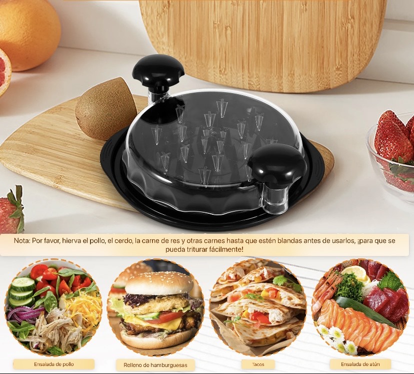 DESHILACHADOR DE POLLO, CARNES Y MÁS (ENVÍO GRATIS)